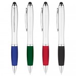 Custom Engraved Chrome Color Grip Stylus Pen