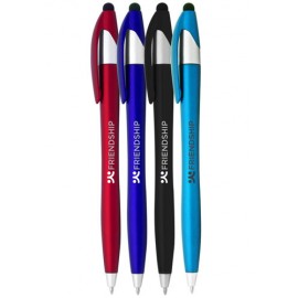 Custom Imprinted Isla Matte Twist Barrel Stylus Pens  Custom Imprinted Isla Matte Twist Barrel Stylus Pens