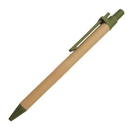Custom Engraved Harvest Paper Pen - Green