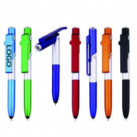Custom Imprinted Touch Screen Stylus Ballpoint Pen Phone Stand  Custom Imprinted Touch Screen Stylus Ballpoint Pen Phone Stand