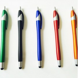 2 in 1 Capacitive Stylus Ballpoint Pen Logo Branded  2 in 1 Capacitive Stylus Ballpoint Pen Logo Branded