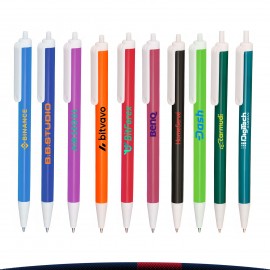 Raimi Retractable Plastic Pens Logo Branded  Raimi Retractable Plastic Pens Logo Branded