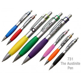 Special Pricing !... Slim Fashionable Ballpoint Pen With Comfort Grip Logo Branded