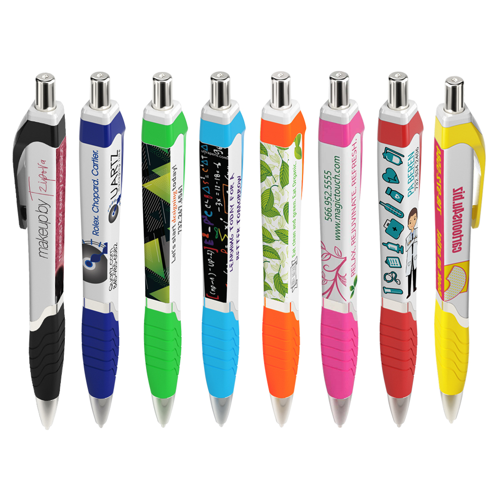 Logo Branded Squared Tropical Performance Pen Logo Branded Squared Tropical Performance Pen