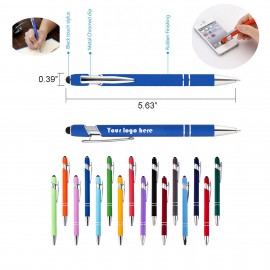 Stylus Pens - Black Ink 2 in 1 Capacitive Stylus Custom Engraved