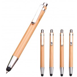 Eco Bamboo Wood Stylus Pen Custom Imprinted  Eco Bamboo Wood Stylus Pen Custom Imprinted
