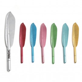 Custom Imprinted Plastic Feather Gel Pen