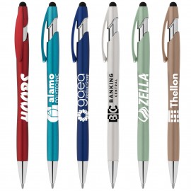 La Jolla Recycled Pen w/ Stylus + Anti-Fraud Ink - Silkscreen Custom Imprinted