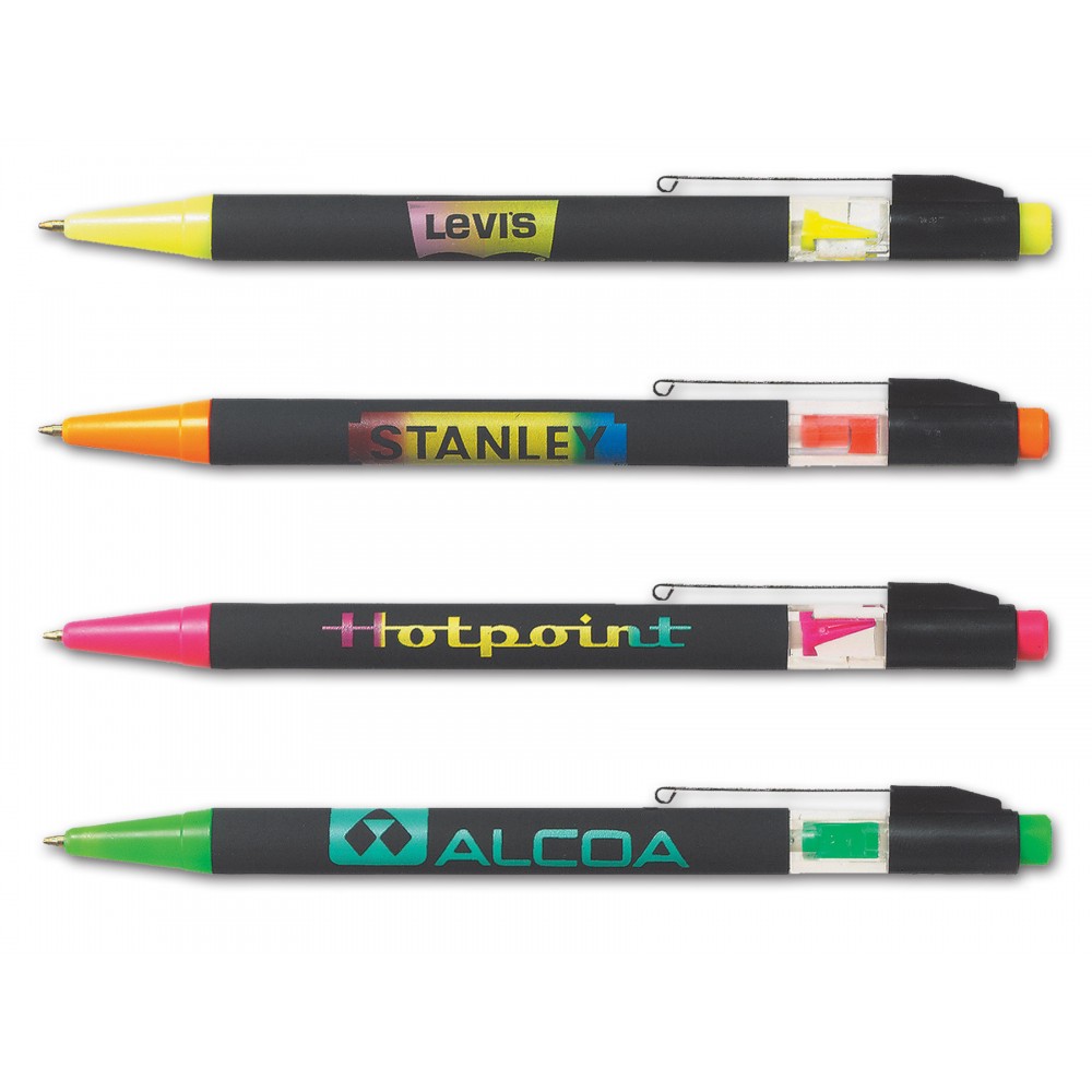 Neon Click-It Pen Custom Engraved