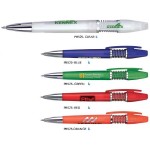 Polymer Collection Ballpoint Pen w/ Flexible Spring Plunger Custom Engraved