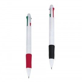 Custom Engraved 4-Color Push Plastic Pen  Custom Engraved 4-Color Push Plastic Pen