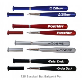 Logo Branded Baseball Bat Ballpoint Custom Pens - Sports & Baseball Promotions  Logo Branded Baseball Bat Ballpoint Custom Pens - Sports & Baseball Promotions