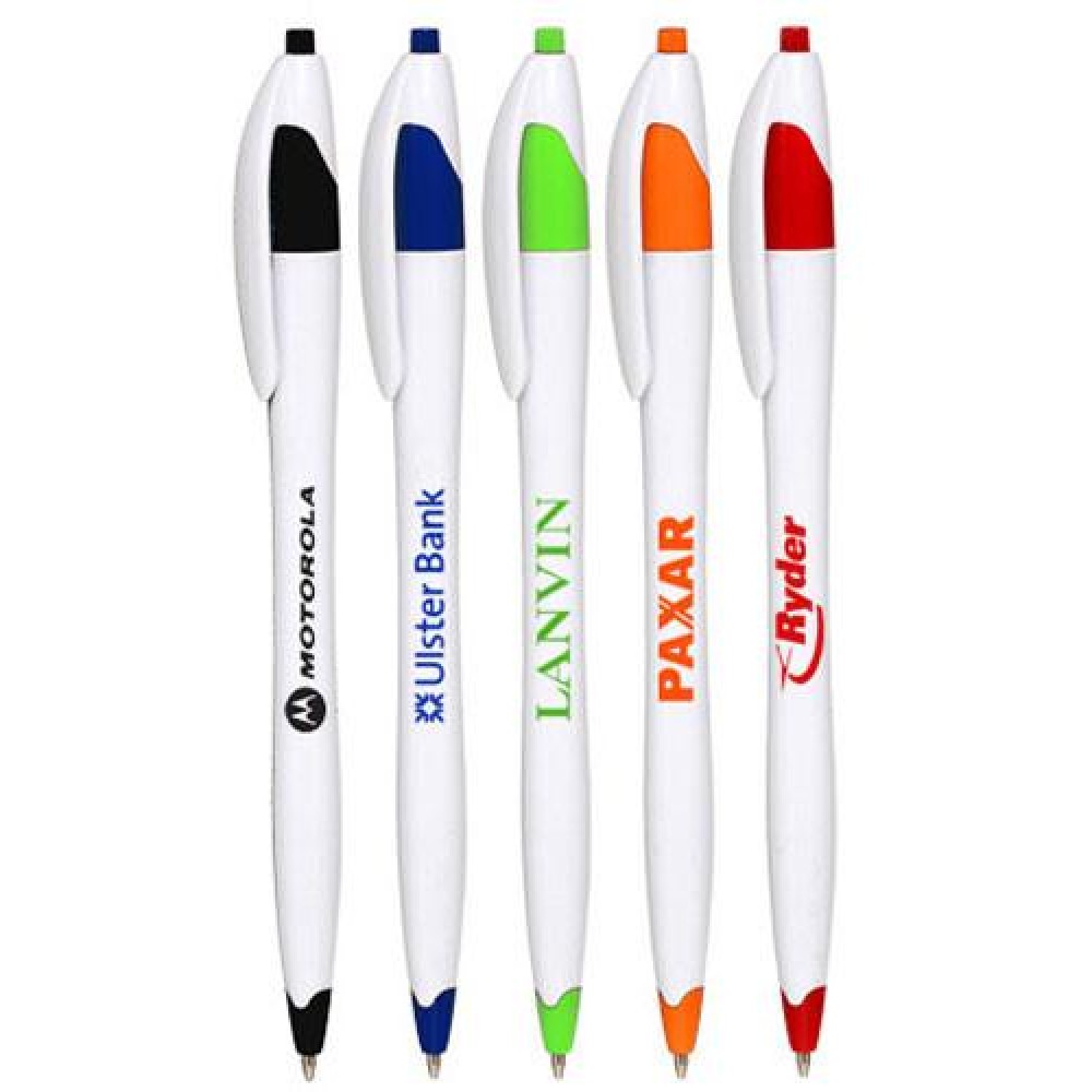 Personalized Derby Ballpoint Pens in Assorted Colors Custom Engraved