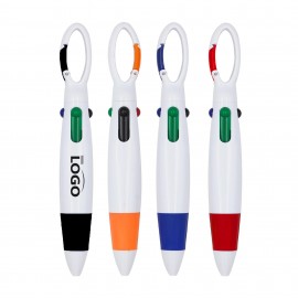 Custom Imprinted Ballpoint Pen /w Carabiners  Custom Imprinted Ballpoint Pen /w Carabiners