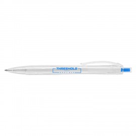 CrystalView Recycled Plastic Pen (1 Color Imprint) Custom Engraved