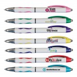 Awareness Pen w/ Ribbed Rubber Grip (Full Color Digital) Custom Imprinted