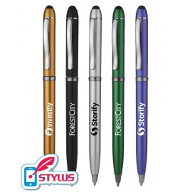 Custom Imprinted Union Printed - Promotional - Caribbean - Stylus Twist Pen