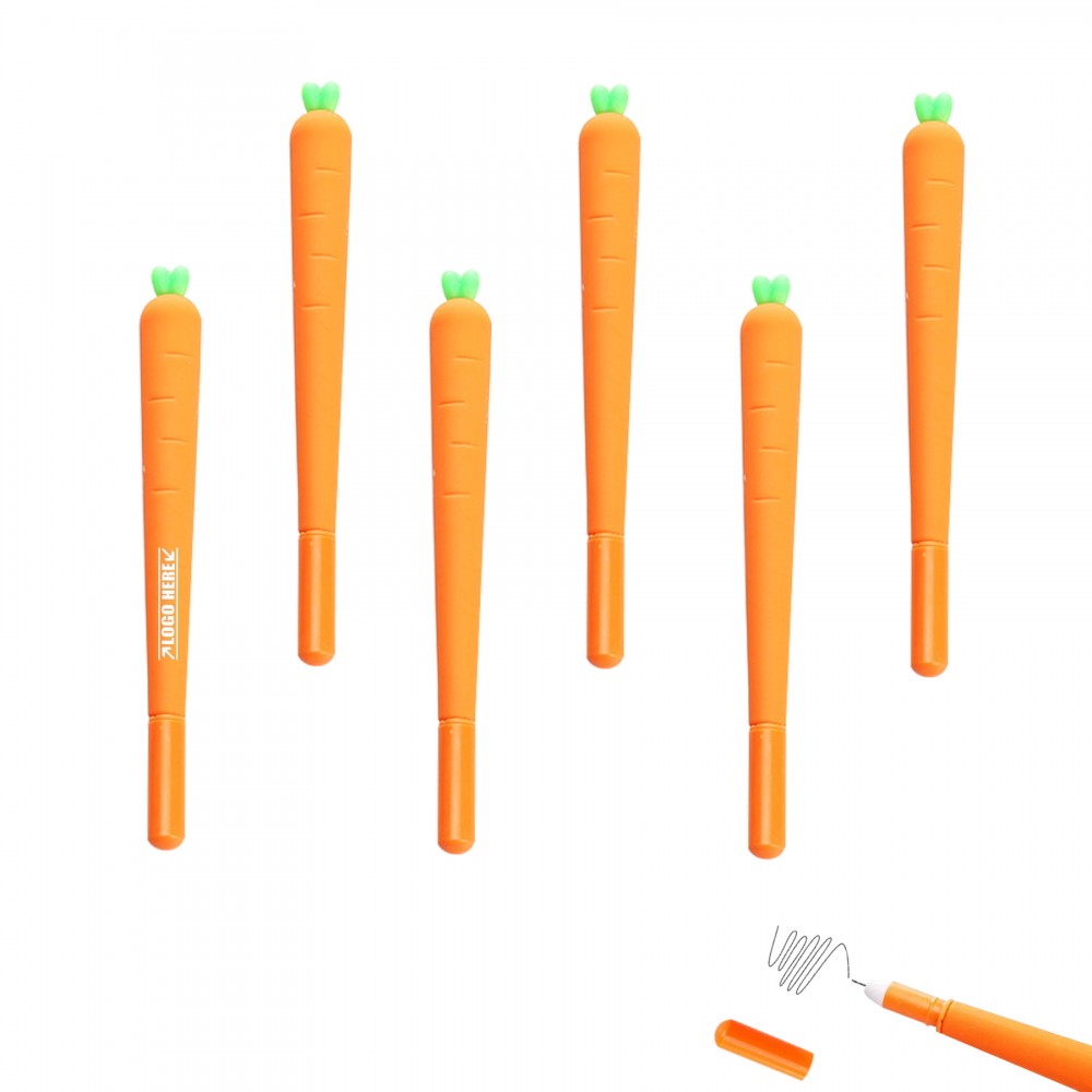 Logo Branded Carrot Shaped Pen