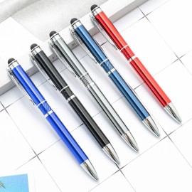 Creative Metal Ballpoint Click Pen W/stylus Custom Imprinted