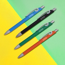 Custom Imprinted Solid Plastic Ballpoint Click Pen  Custom Imprinted Solid Plastic Ballpoint Click Pen