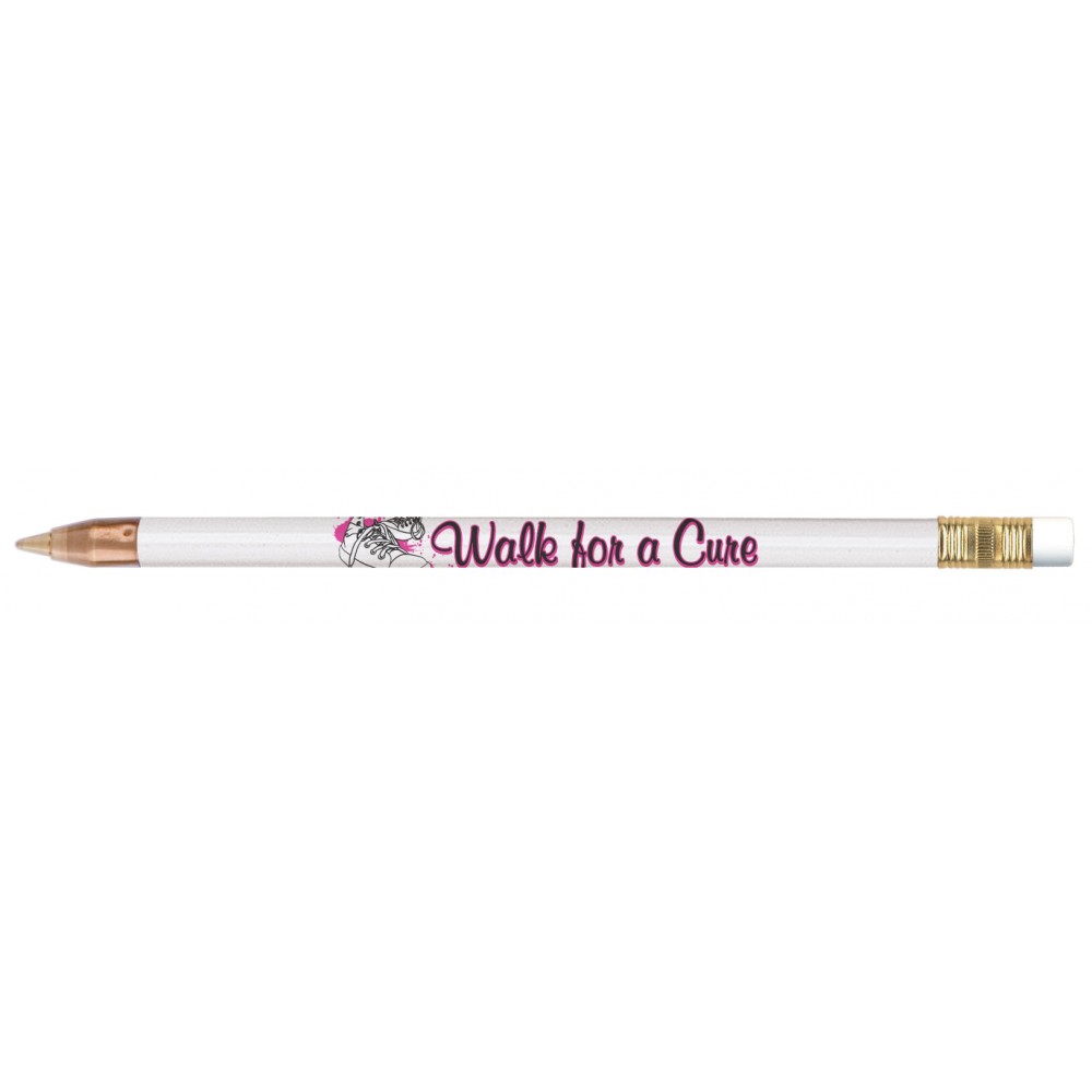 Logo Branded Inkling White Pencil-Look Pen