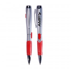 Logo Branded LED Ballpoint Light Pen(Close out)  Logo Branded LED Ballpoint Light Pen(Close out)