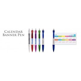 Calendar Banner Pens Custom Engraved  Calendar Banner Pens Custom Engraved