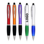 Custom Engraved Plastic Logo Stylus Ball-Point Pen