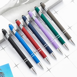 Custom Engraved Metal Pen with Stylus Tip