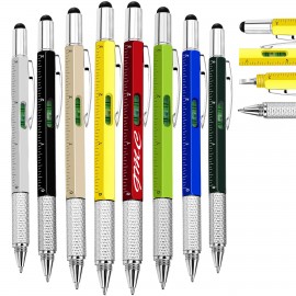 6 in 1 Multi-tool Ballpoint Pen Logo Branded