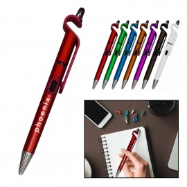 Functional Stylus Pen With Flashlight Custom Imprinted