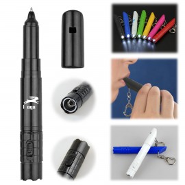 Camping Whistle Pen With Led Logo Branded  Camping Whistle Pen With Led Logo Branded
