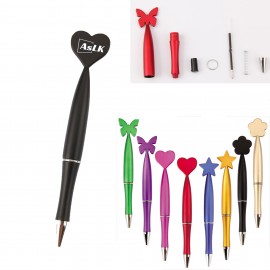 Logo Branded Heart-shaped Ballpoint Pen
