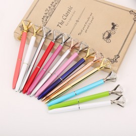 Ballpoint Pen with Diamond Logo Branded