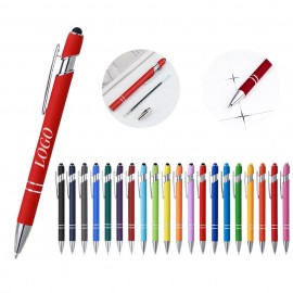 Metal Soft Touch Click Stylus Pen Logo Branded  Metal Soft Touch Click Stylus Pen Logo Branded