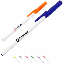 Custom Engraved Promotional Ballpoint Pen w/ Colored cap & Accent Pens  Custom Engraved Promotional Ballpoint Pen w/ Colored cap & Accent Pens