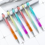 New Gradient Design Metal Ballpoint Click Pen W/stylus Logo Branded