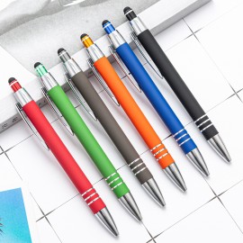 Creative Metal Ballpoint Click Pen W/stylus Custom Engraved  Creative Metal Ballpoint Click Pen W/stylus Custom Engraved