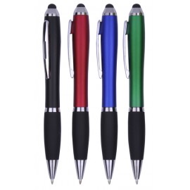 Logo Branded Classic Ballpoint Pen W/Stylus