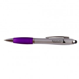 Twist Pen W/ Stylus Logo Branded  Twist Pen W/ Stylus Logo Branded