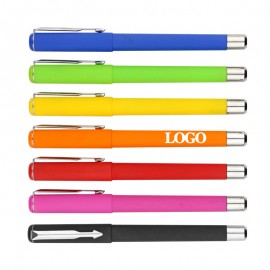 0.5mm Black Ink Colorful Roller Ballpoint Pen Custom Imprinted