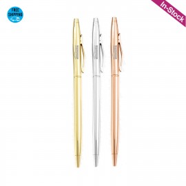 Slim Metal Pen Custom Engraved