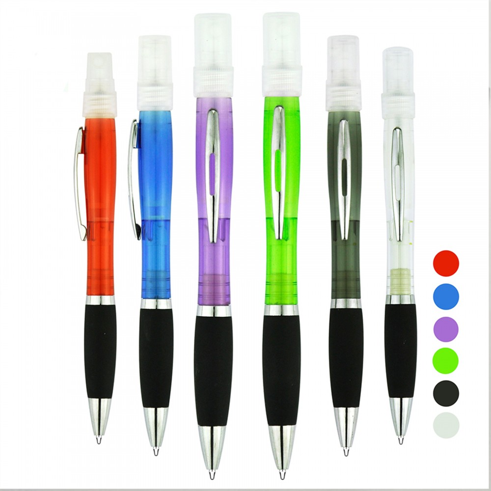 3ML Mini Antibacterial Spray Ballpoint Pen Logo Branded 3ML Mini Antibacterial Spray Ballpoint Pen Logo Branded