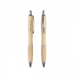 Custom Imprinted Nash Bamboo Pen  Custom Imprinted Nash Bamboo Pen