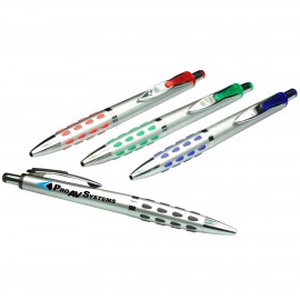 Tear Drop Dots Grip Pen Custom Engraved