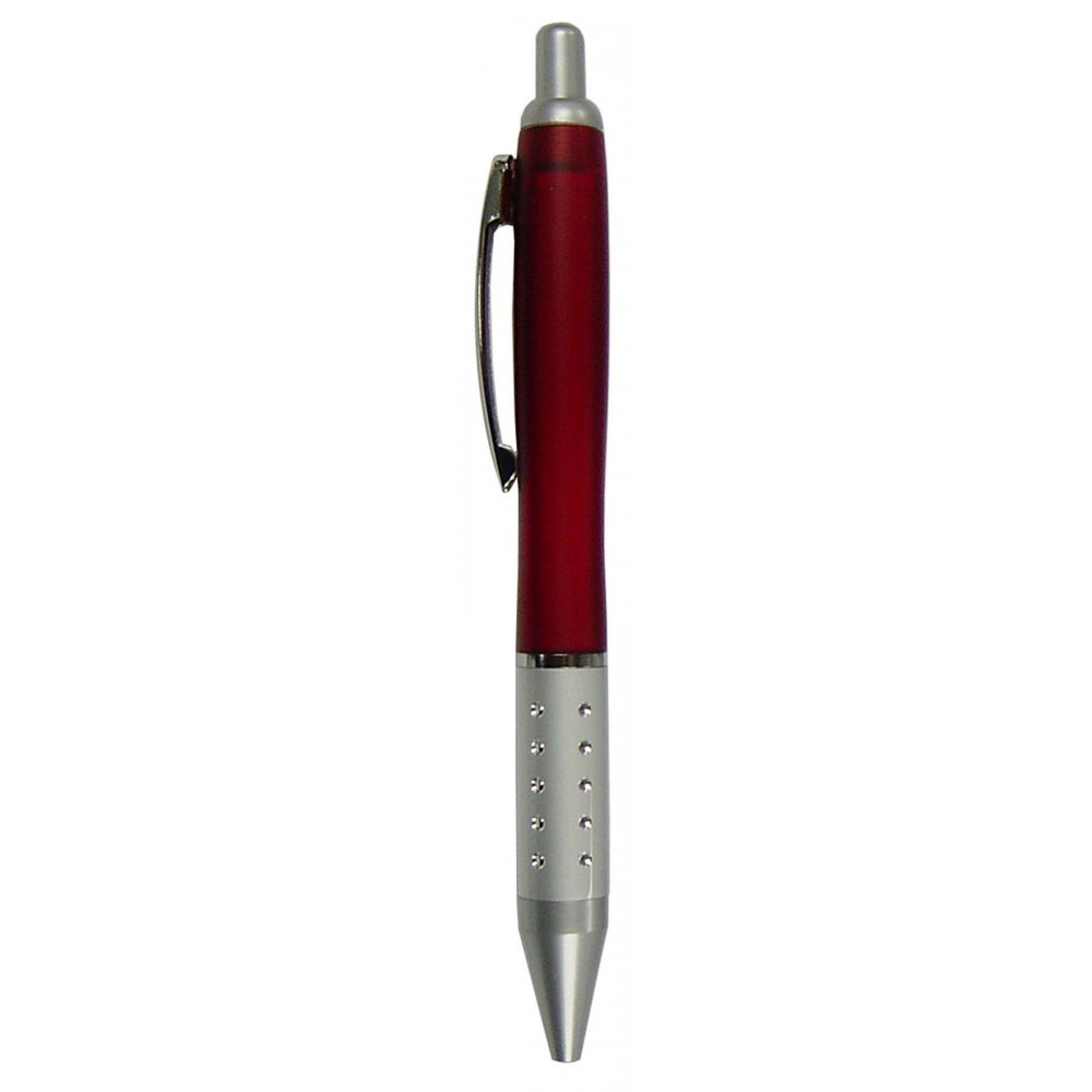 Custom Imprinted Ball Point Pen, Red - Pad Printed Custom Imprinted Ball Point Pen, Red - Pad Printed