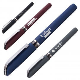 Custom Imprinted Slate Softy Gel Pen (1 Color Imprint)