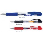 Polymer Wide Body Ballpoint Pen w/ Brushed Silver Clip & Trim Custom Imprinted