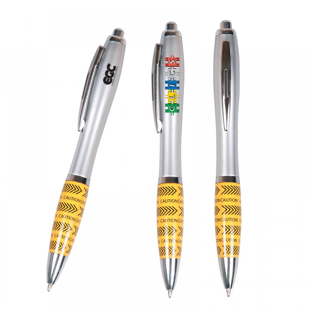 Logo Branded Emissary Safety/Construction Theme Click Pen Logo Branded Emissary Safety/Construction Theme Click Pen