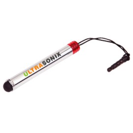 Logo Branded Tuscany S/Steel Stylus - Red  Logo Branded Tuscany S/Steel Stylus - Red